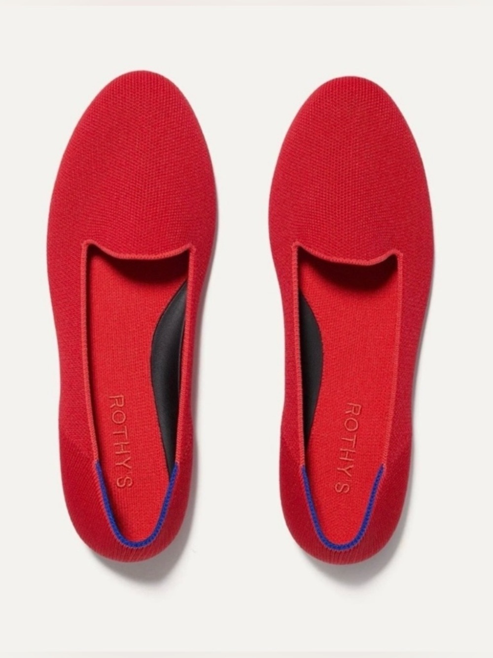 NIB Rothy’s Lounge Loafer Bombshell Red Size 10.5 - Picture 2 of 12